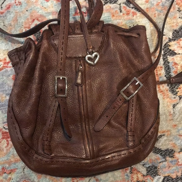 Brighton leather backpack purse - Picture 4 of 9